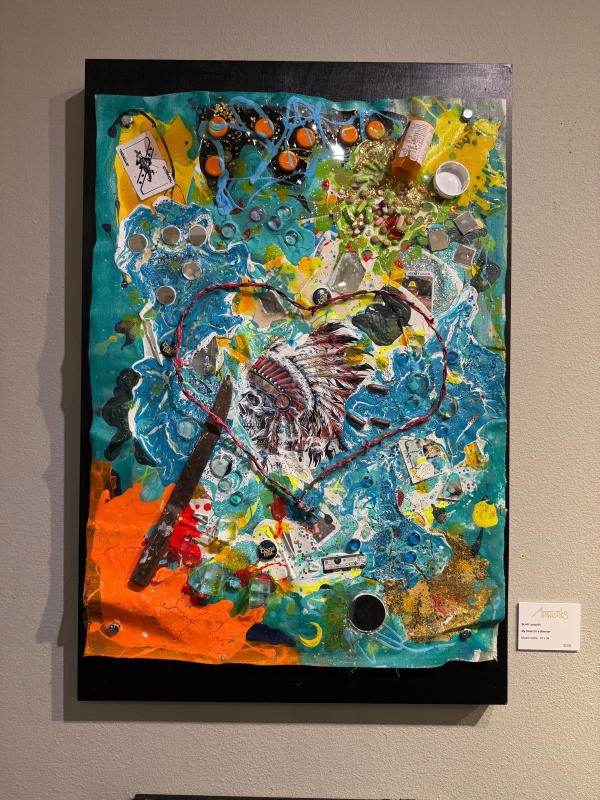 My Hearts In A Blender by artist Scott Leopold